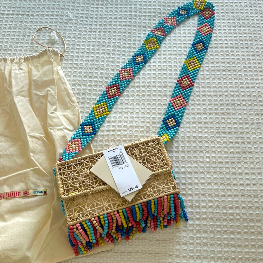 - NWT Mercedes Salazar beaded purse